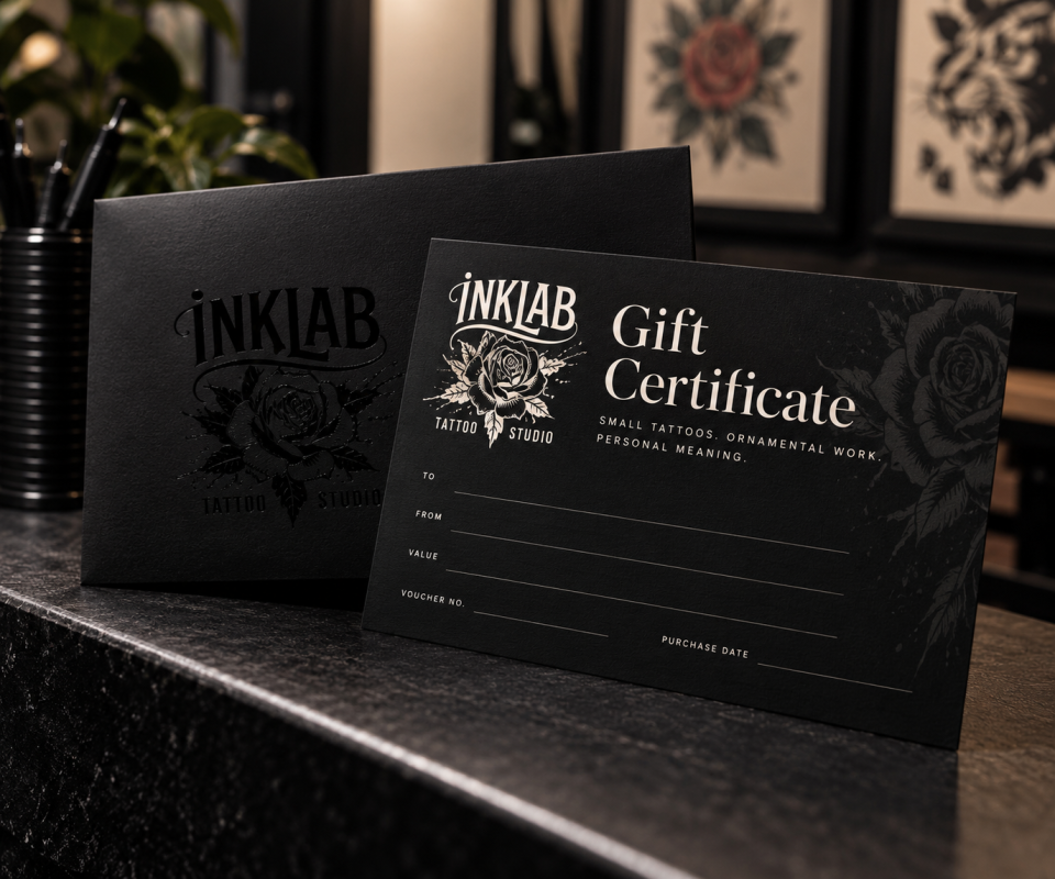 Inklab gift voucher